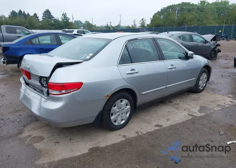 2003 Honda Accord 2.4 Lx from USA, damaged, VIN 1HGCM563X3A033880